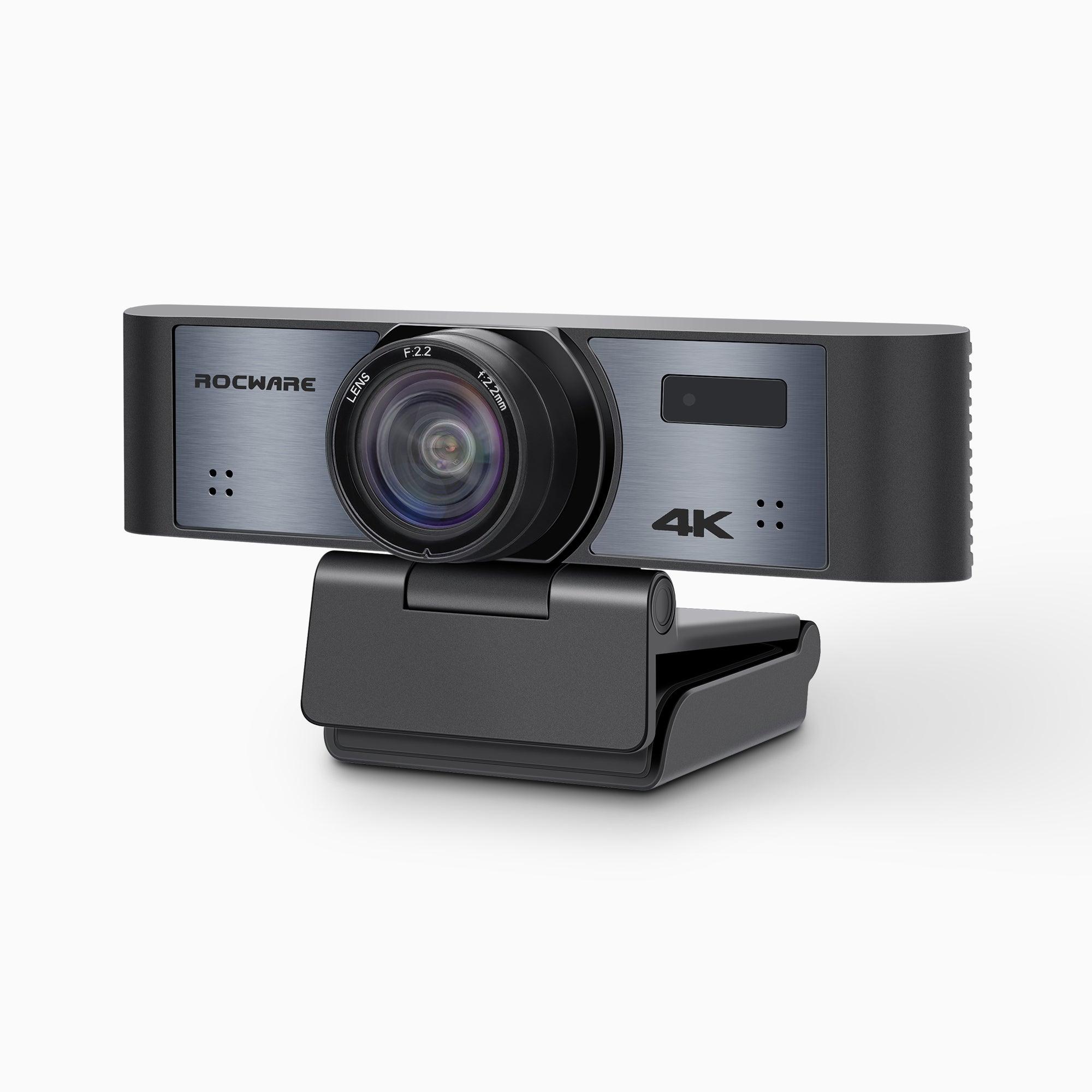 RC16 4K USB AI Webcam with 110°FoV, 8X Digital Zoom, Humanoid Tracking and Auto Framing